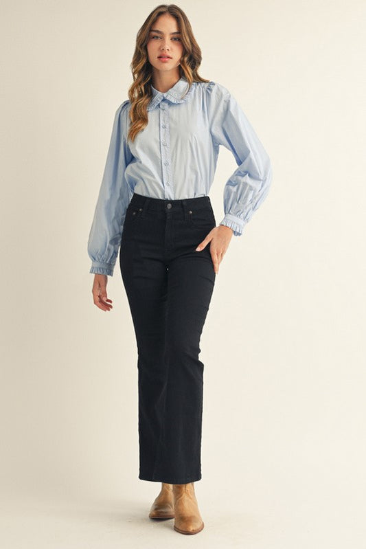 FFA Blue Peter Pan collar button up