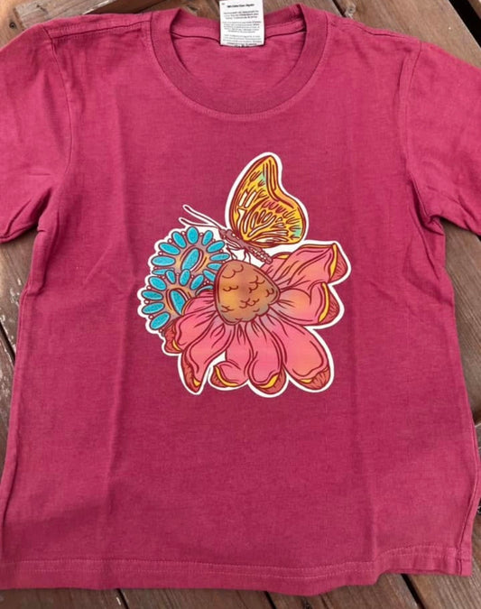 Western butterfly tee