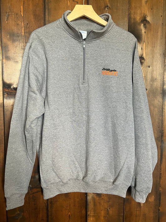 Youth 1/4 zip Gray pull over