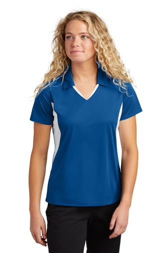 FFA Women's Royal/white polo