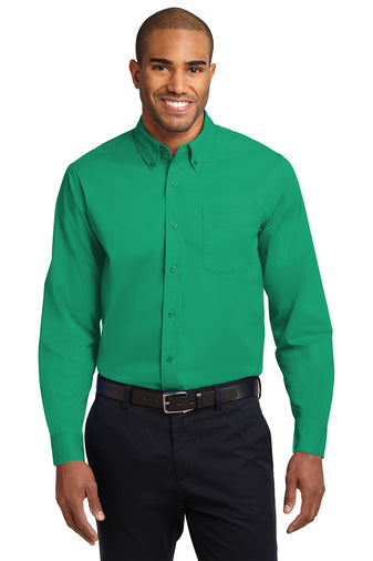 4-H Kelly Green Men's Long sleeve button up