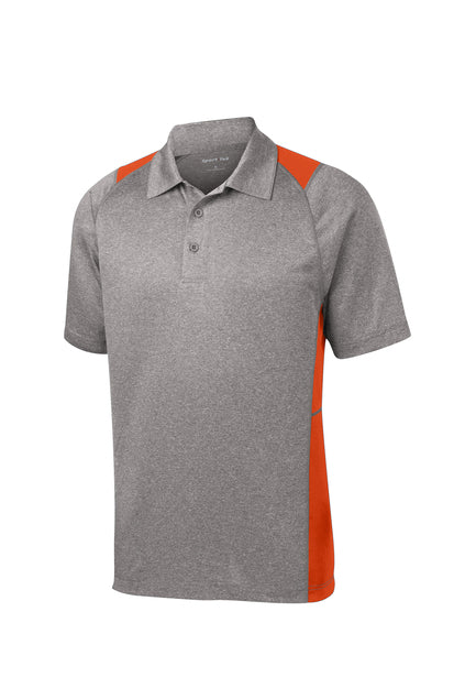 Adult gray/orange polo