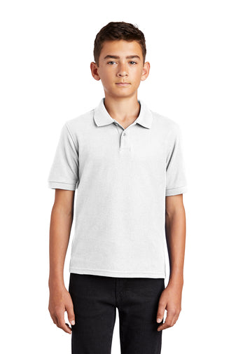4-H Youth White Polo
