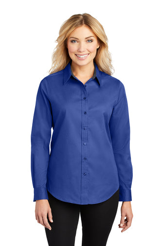 FFA Royal Women's Long Sleeve Button Up