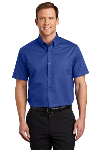 FFA Royal Men's Short Sleeve Button Up