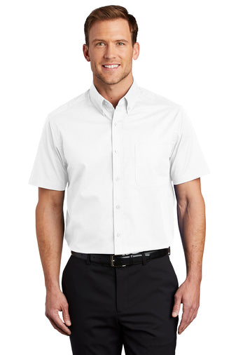 4-H White Men's Short Sleeve Button Up