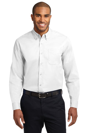 4-H White Men's Long Sleeve Button Up
