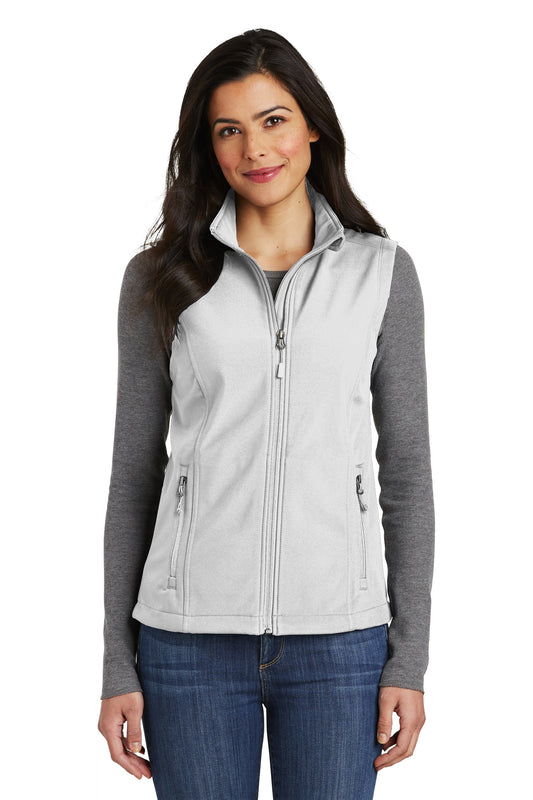 4-H White Women's Softshell vest